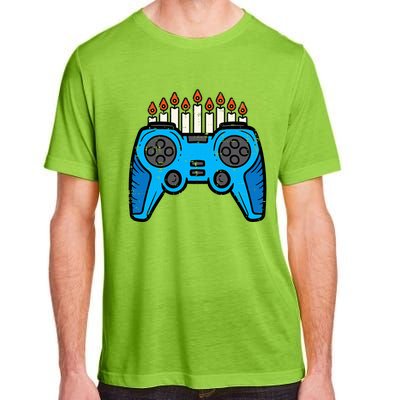 Jewish Video Game Gamer Hanukkah Chanukah  Adult ChromaSoft Performance T-Shirt