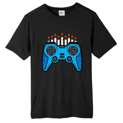 Jewish Video Game Gamer Hanukkah Chanukah  Tall Fusion ChromaSoft Performance T-Shirt