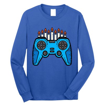 Jewish Video Game Gamer Hanukkah Chanukah  Long Sleeve Shirt