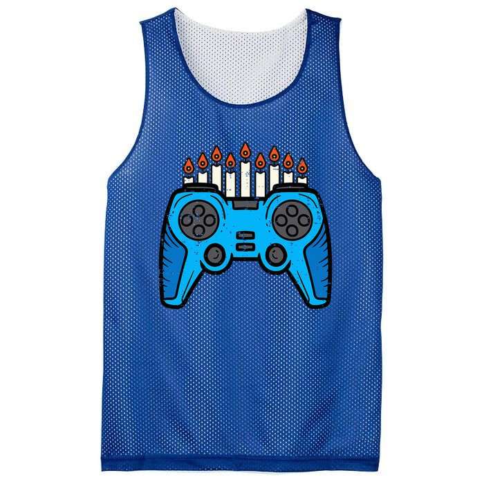 Jewish Video Game Gamer Hanukkah Chanukah  Mesh Reversible Basketball Jersey Tank