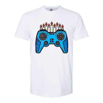 Jewish Video Game Gamer Hanukkah Chanukah  Softstyle CVC T-Shirt