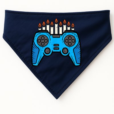 Jewish Video Game Gamer Hanukkah Chanukah     USA-Made Doggie Bandana