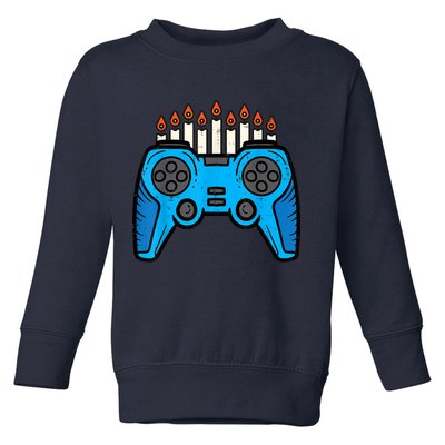 Jewish Video Game Gamer Hanukkah Chanukah     Toddler Sweatshirt