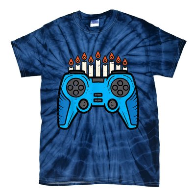 Jewish Video Game Gamer Hanukkah Chanukah     Tie-Dye T-Shirt