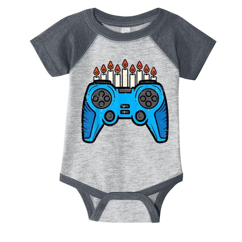 Jewish Video Game Gamer Hanukkah Chanukah     Infant Baby Jersey Bodysuit