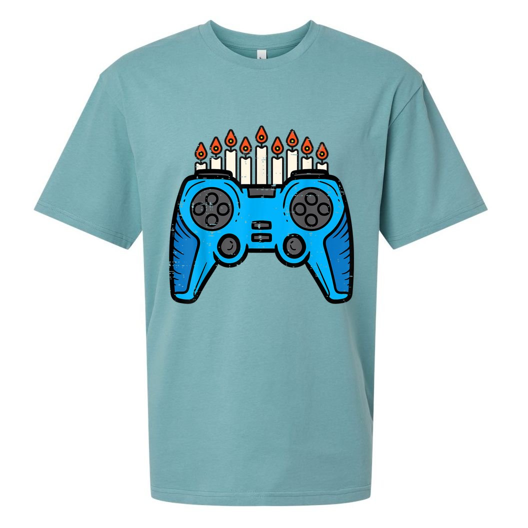 Jewish Video Game Gamer Hanukkah Chanukah     Sueded Cloud Jersey T-Shirt