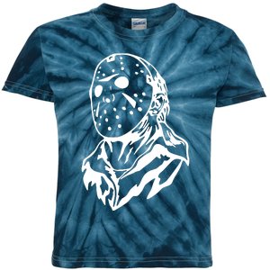 Jason Voorhees Halloween Mask Kids Tie-Dye T-Shirt