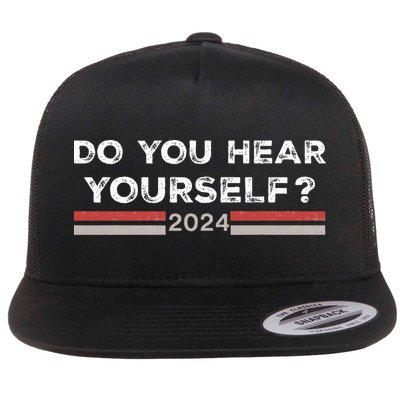 Jd Vance Interview Do You Hear Yourself Trump Vance 2024 Flat Bill Trucker Hat