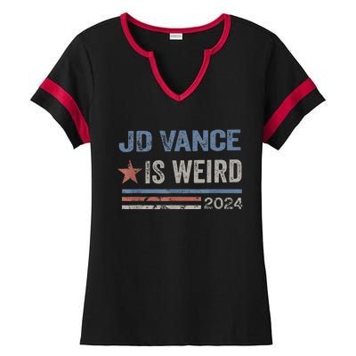 Jd Vance Is Weird 2024 Ladies Halftime Notch Neck Tee