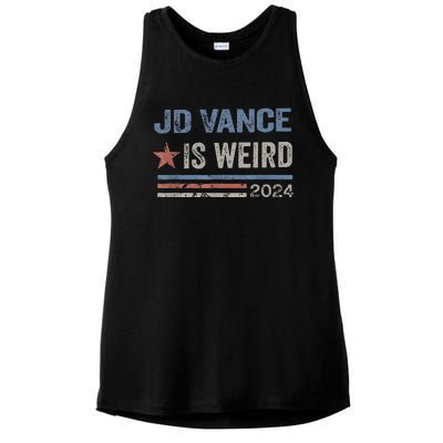 Jd Vance Is Weird 2024 Ladies PosiCharge Tri-Blend Wicking Tank