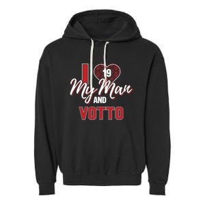 Joey Votto I Love My Gameday Great Gift Garment-Dyed Fleece Hoodie