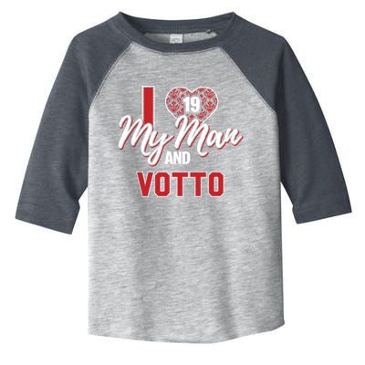 Joey Votto I Love My Gameday Great Gift Toddler Fine Jersey T-Shirt