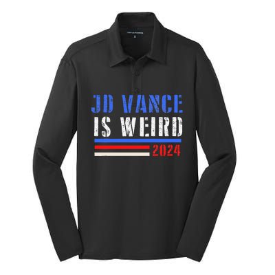 Jd Vance Is Weird 2024 Silk Touch Performance Long Sleeve Polo