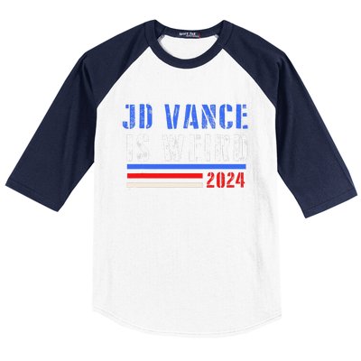 Jd Vance Is Weird 2024 Baseball Sleeve Shirt