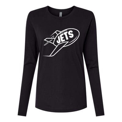 Jets Vintage Jet Ball Womens Cotton Relaxed Long Sleeve T-Shirt