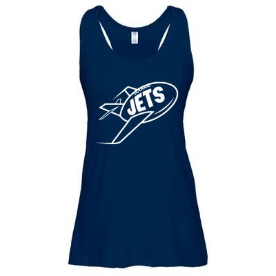 Jets Vintage Jet Ball Ladies Essential Flowy Tank