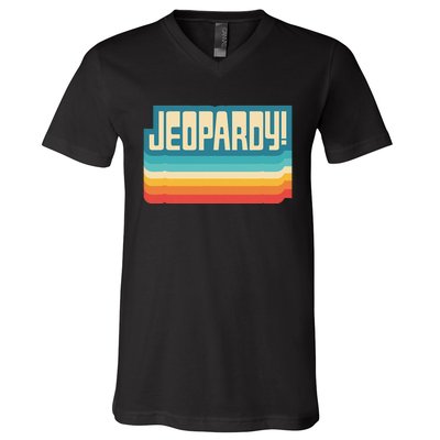 Jeopardy! Vintage Jeopardy V-Neck T-Shirt