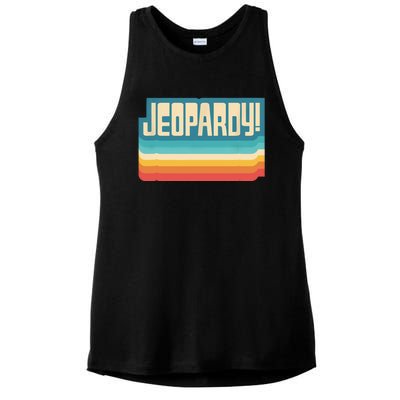 Jeopardy! Vintage Jeopardy Ladies PosiCharge Tri-Blend Wicking Tank