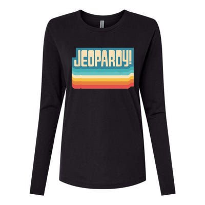 Jeopardy! Vintage Jeopardy Womens Cotton Relaxed Long Sleeve T-Shirt