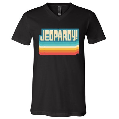 Jeopardy! Vintage Jeopardy V-Neck T-Shirt