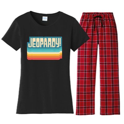 Jeopardy! Vintage Jeopardy Women's Flannel Pajama Set