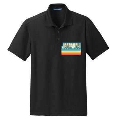 Jeopardy! Vintage Jeopardy Dry Zone Grid Polo