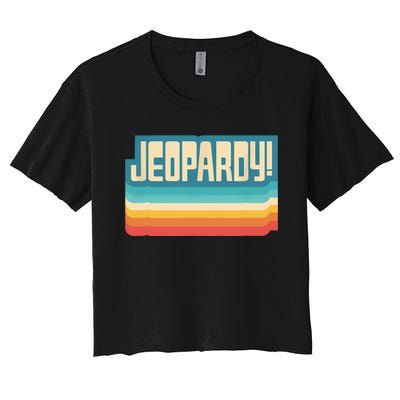 Jeopardy! Vintage Jeopardy Women's Crop Top Tee