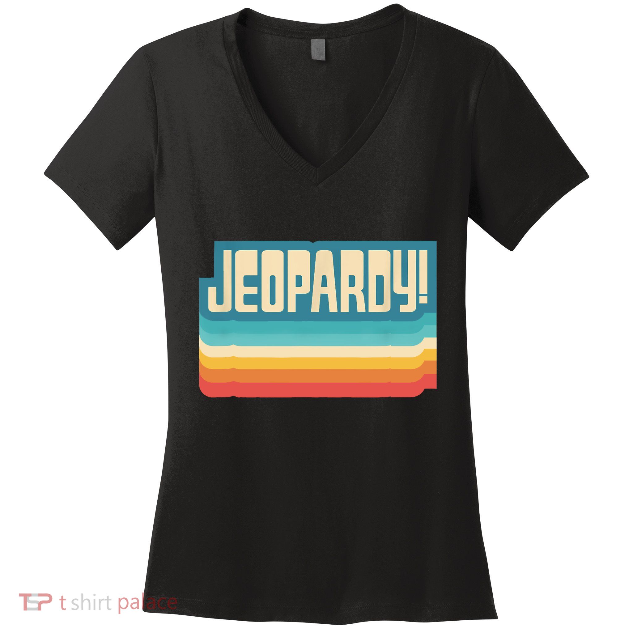 Jeopardy! Vintage Jeopardy Women's V-Neck T-Shirt