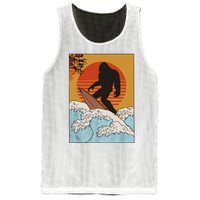 Japanese Vintage Kanagawa Art Surfing Bigfoot Hanging Ten Mesh Reversible Basketball Jersey Tank