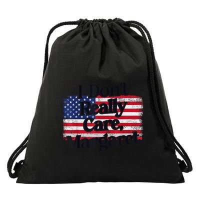 Jd Vance Meme I Dont Really Care Margaret Drawstring Bag