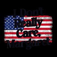 Jd Vance Meme I Dont Really Care Margaret Flat Bill Trucker Hat