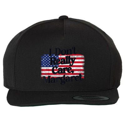 Jd Vance Meme I Dont Really Care Margaret Wool Snapback Cap