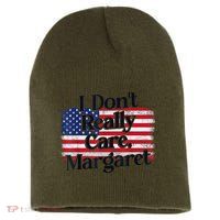Jd Vance Meme I Dont Really Care Margaret Short Acrylic Beanie