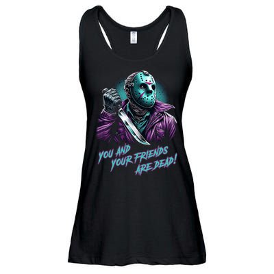 Jason Voorhees Nes Retro 8bit Horror Graphic Ladies Essential Flowy Tank