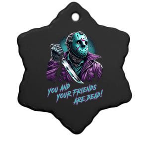 Jason Voorhees Nes Retro 8bit Horror Graphic Ceramic Star Ornament