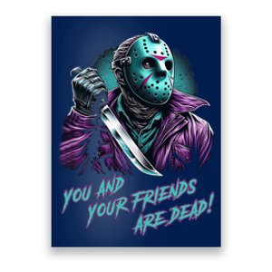 Jason Voorhees Nes Retro 8bit Horror Graphic Poster