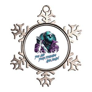 Jason Voorhees Nes Retro 8bit Horror Graphic Metallic Star Ornament