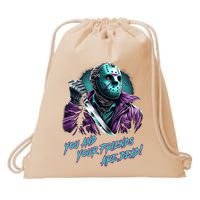 Jason Voorhees Nes Retro 8bit Horror Graphic Drawstring Bag