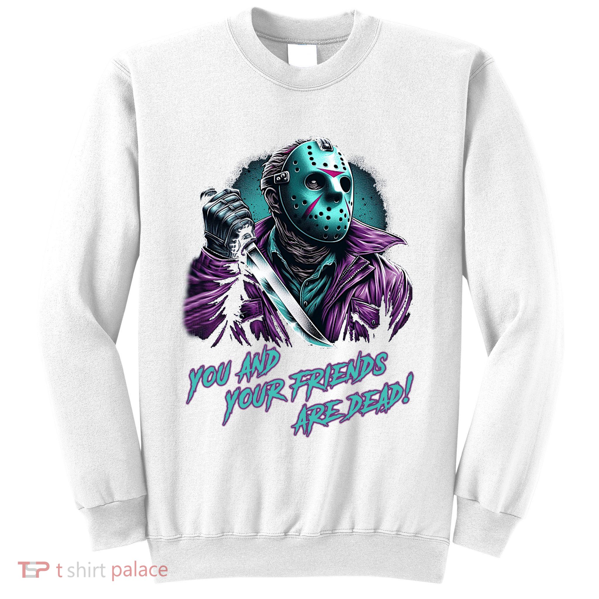 Jason Voorhees Nes Retro 8bit Horror Graphic Sweatshirt