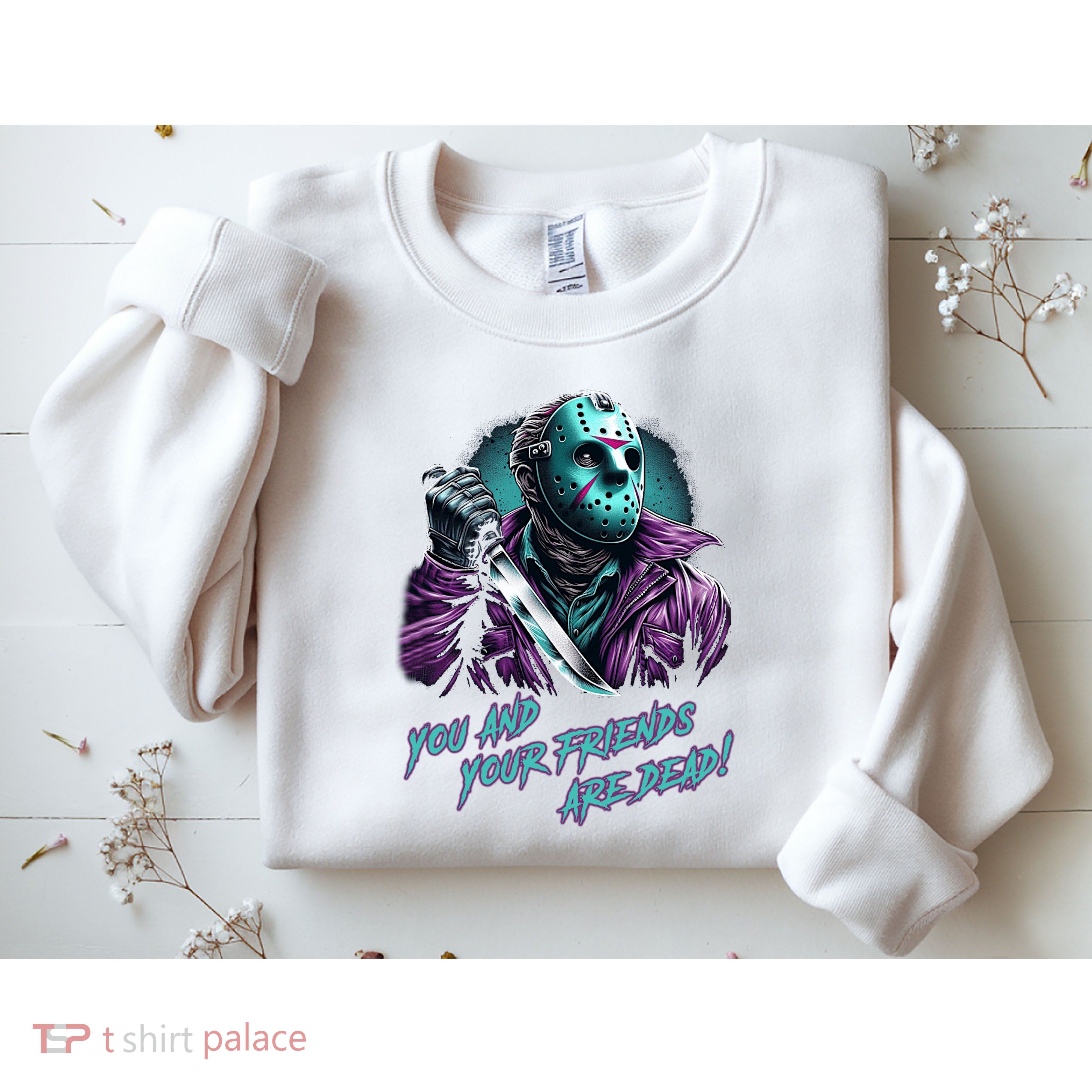 Jason Voorhees Nes Retro 8bit Horror Graphic Sweatshirt