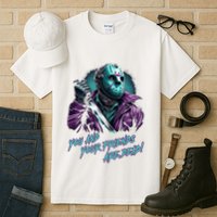 Jason Voorhees Nes Retro 8bit Horror Graphic Tall T-Shirt
