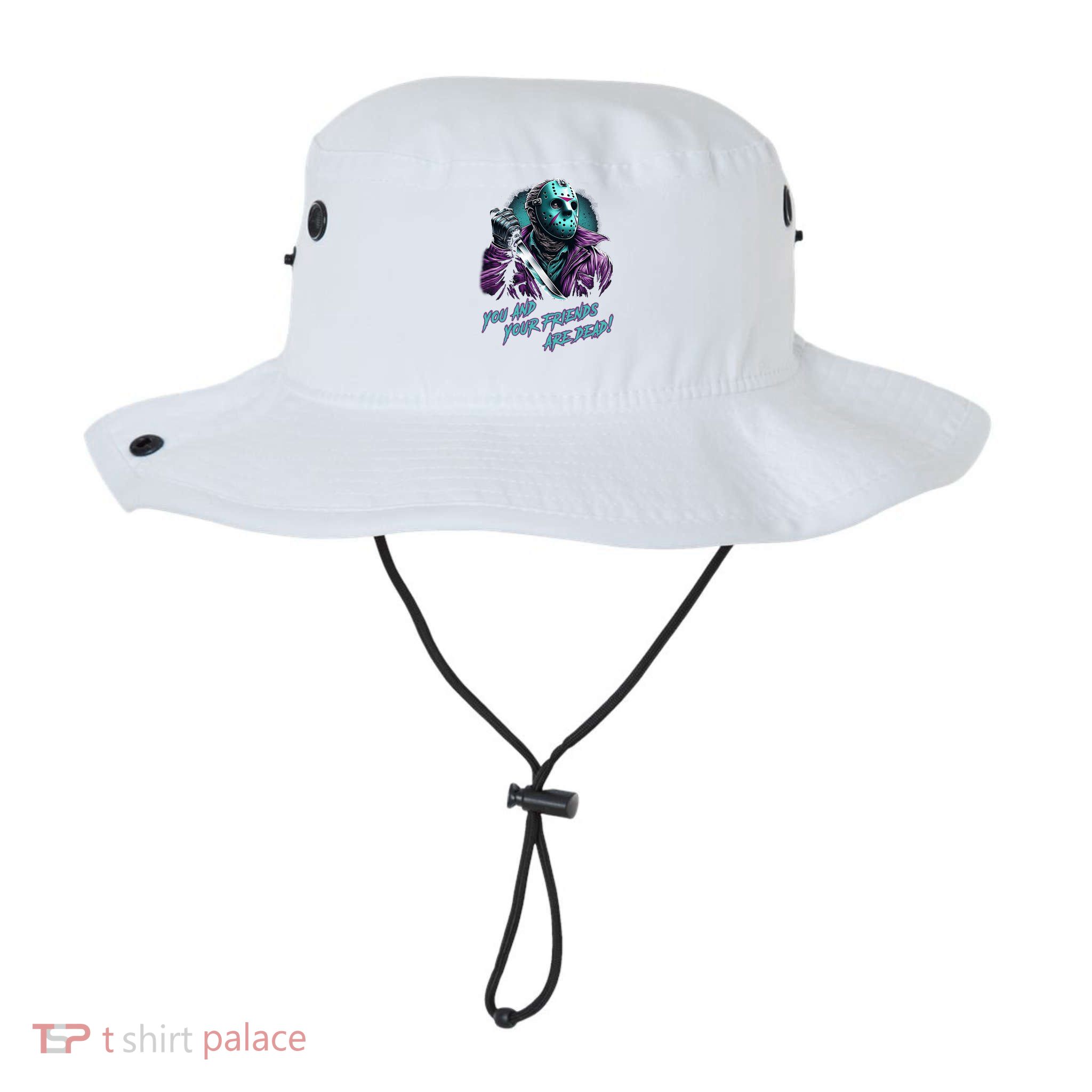 Jason Voorhees Nes Retro 8bit Horror Graphic Bucket Hat
