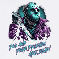 Jason Voorhees Nes Retro 8bit Horror Graphic Magnet