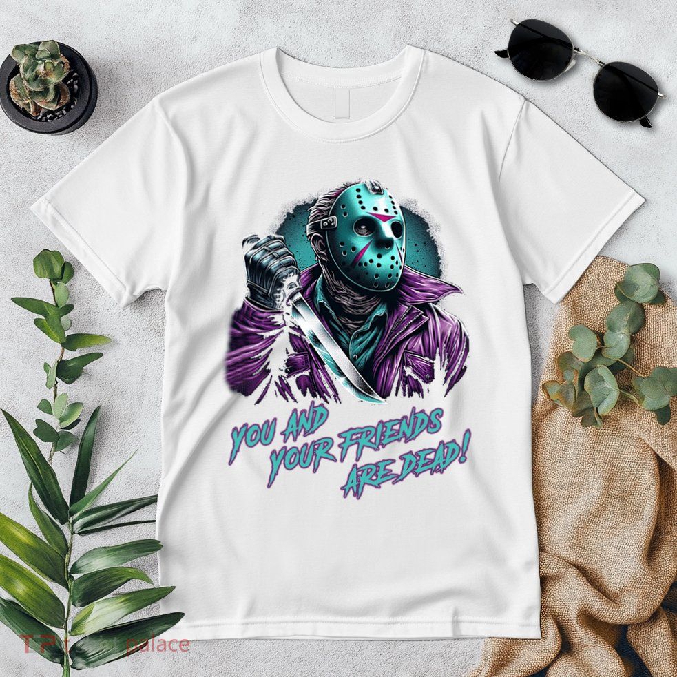 Jason Voorhees Nes Retro 8bit Horror Graphic Premium T-Shirt