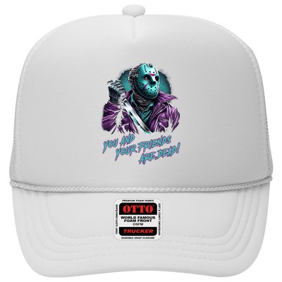 Jason Voorhees Nes Retro 8bit Horror Graphic Trucker Hat