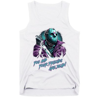 Jason Voorhees Nes Retro 8bit Horror Graphic Tank Top