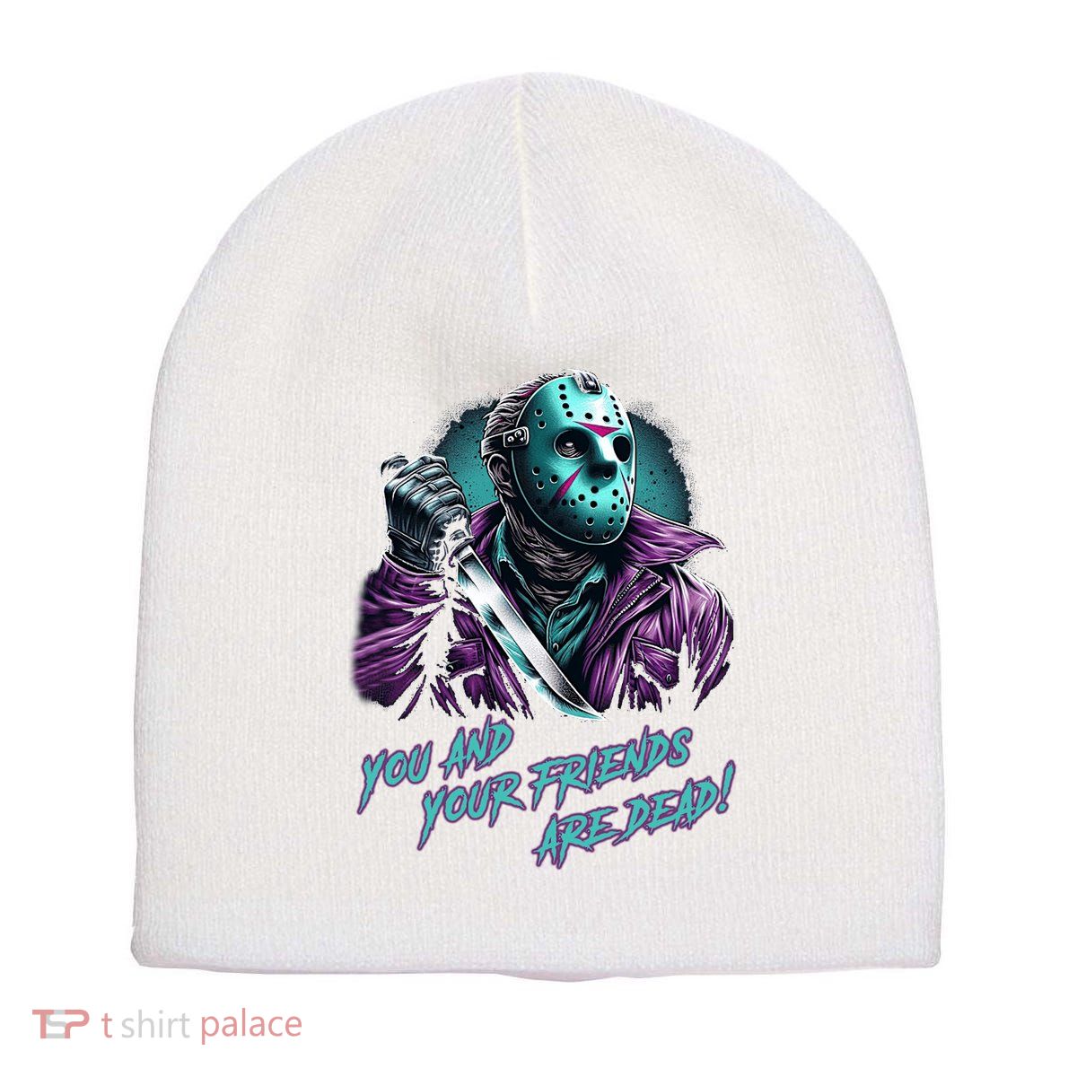 Jason Voorhees Nes Retro 8bit Horror Graphic Short Acrylic Beanie