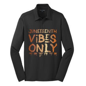 Junenth Vibes Only Junenth Celebrating Gift Silk Touch Performance Long Sleeve Polo