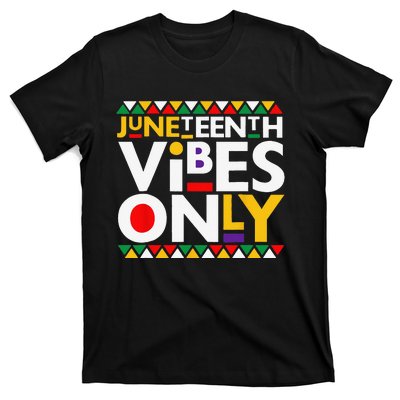 Juneteenth Vibes Only 1865 African American T-Shirt