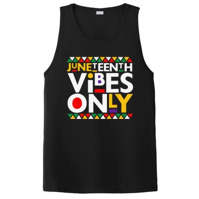 Juneteenth Vibes Only 1865 African American PosiCharge Competitor Tank